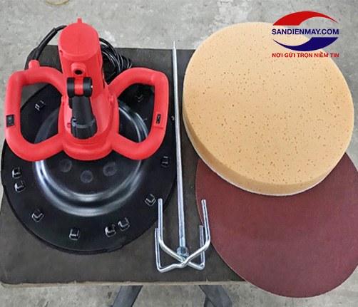 Máy xoa tường 2 tay cầm có đèn JCX-001