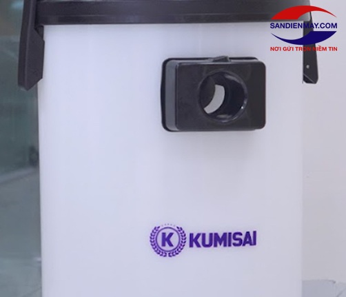 Máy hút bụi nhà xưởng Kumisai KMS 30S thùng nhựa - màu vàng