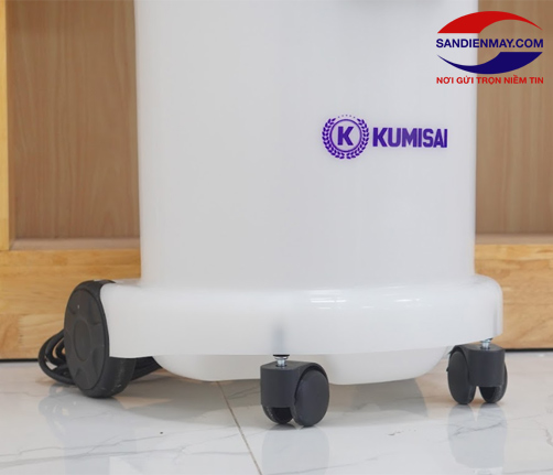 Máy hút bụi nhà xưởng Kumisai KMS 30S thùng nhựa - màu vàng