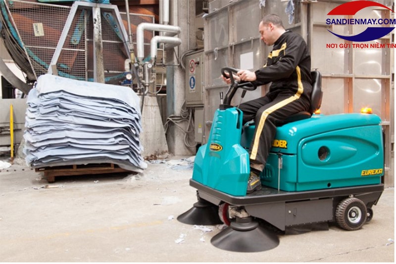 Xe quét rác Eureka có hiệu suất làm sạch vượt trội